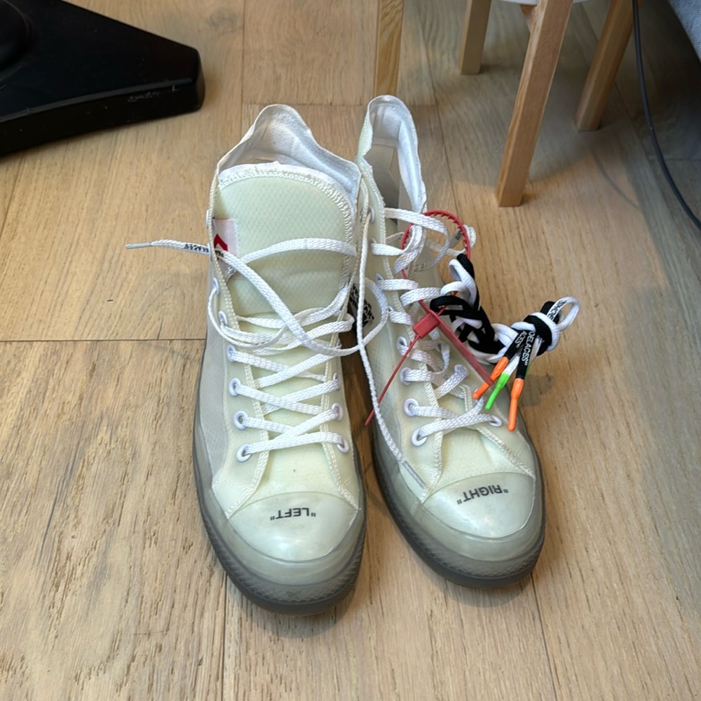 Converse x Off white shoes